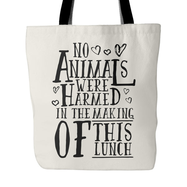 Tote Bags - No Animals Were Harmed - Tote Bag