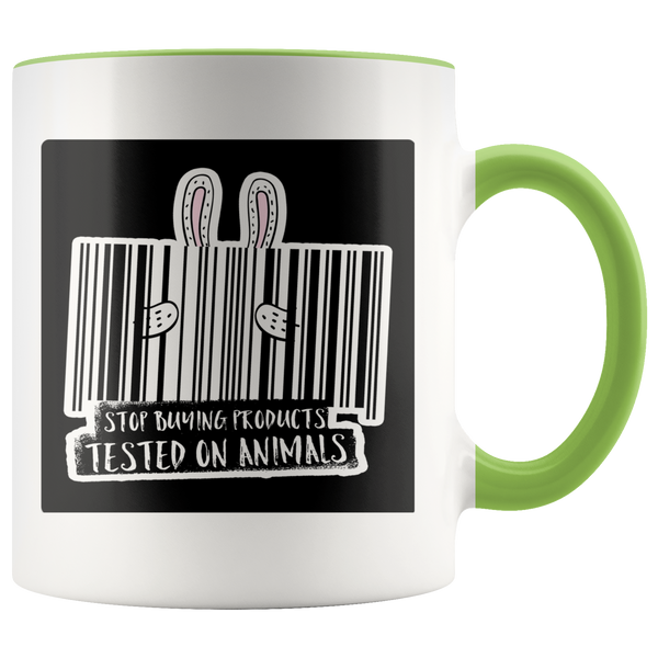 Stop Buying Products Tested On Animals Mug