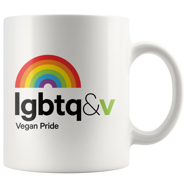 LGBTQ & V Mug - Go Vegan Revolution