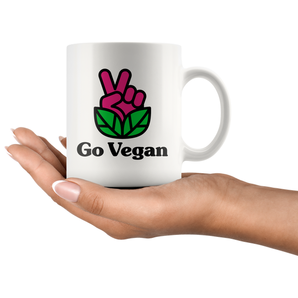 Go Vegan Revolution Logo Mug - Assorted Colors - Go Vegan Revolution