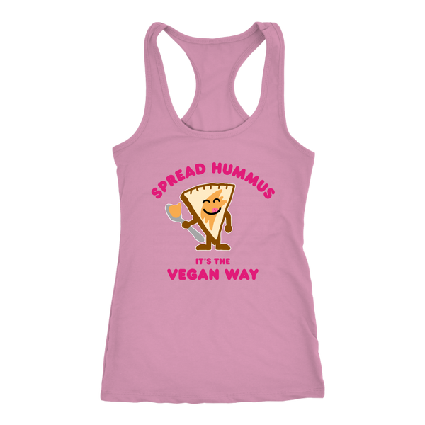Spread Hummus It's The Vegan Way Tank Top (Womens)