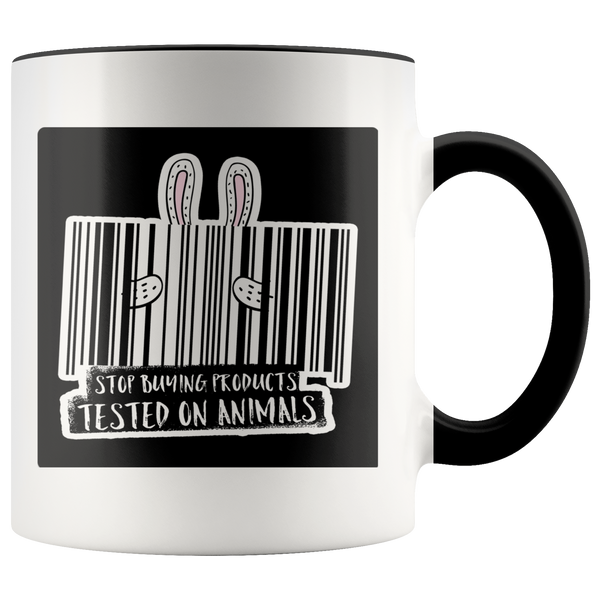 Stop Buying Products Tested On Animals Mug
