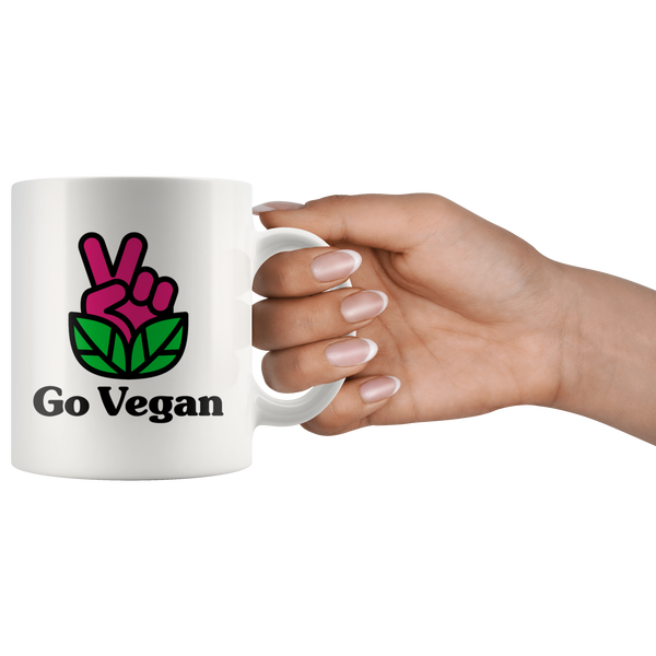 Go Vegan Revolution Logo Mug - Assorted Colors - Go Vegan Revolution