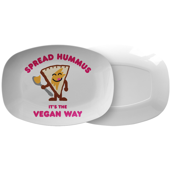 Spread Hummus It's The Vegan Way Platter - Go Vegan Revolution